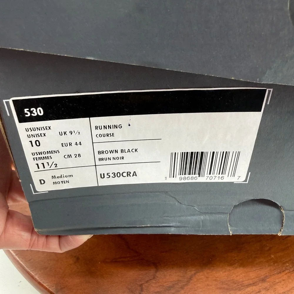 New Balance 530 Running Shoes Unisex Brown Black Leopard U530CRA Size M10/W11.5
